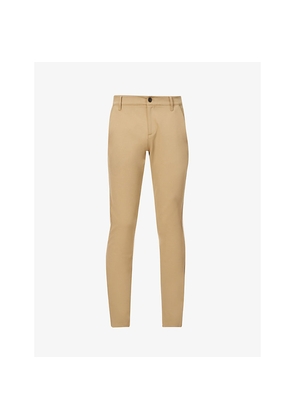 Mens Paige Stafford Tapered-Leg Slim-Fit Mid-Rise Stretch-Woven Trousers