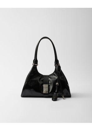 Medium leather tote bag