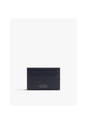 Womens Smythson Panama Croc-Embossed Leather Cardholder