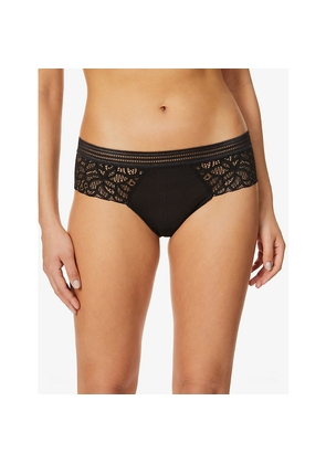 Womens Wacoal Raffiné Lace Stretch-Lace Tanga Briefs