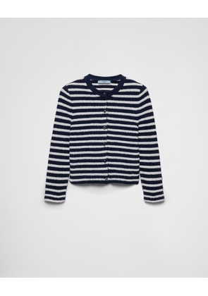 Cotton bouclé cardigan