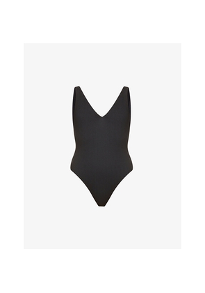 Womens Seafolly Sea Dive V-Neck Swimsuit