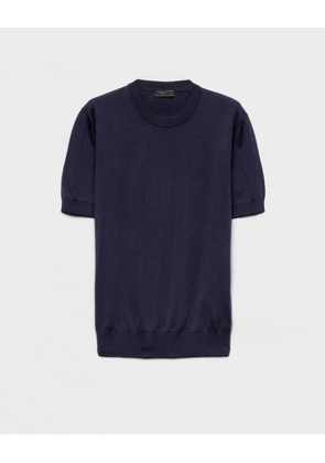 Cotton crew-neck sweater