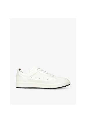 Mens Officine Creative Ace Perforated Leather Low-Top Trainers
