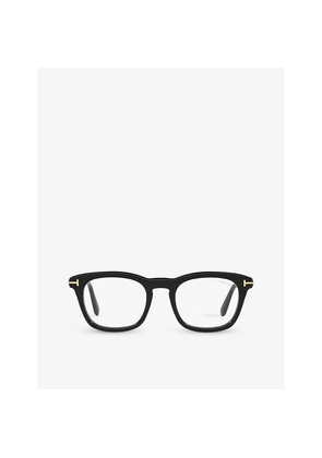 Womens Tom Ford Ft5870 Rectangle-Frame Acetate Optical Glasses