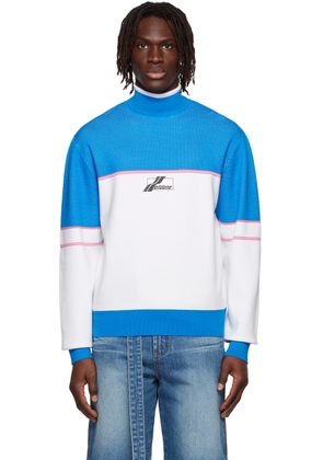 We11done White Viscose Turtleneck