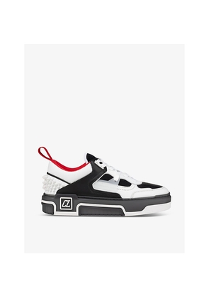 Womens Christian Louboutin Astroloubi Leather Low-Top Trainers