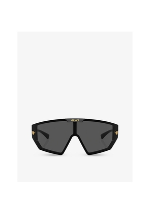 Versace Ve4461 Irregular-Frame Acetate Sunglasses