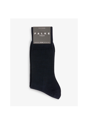 Mens Falke Tiago Logo-Print Cotton-Blend Socks