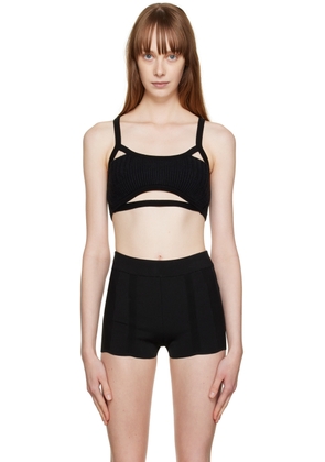 JACQUEMUS Black Le Papier 'Le Bandeau Bellinu' Bra
