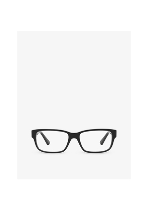 Womens Prada Pr 18Zv Pillow-Frame Acetate Optical Glasses