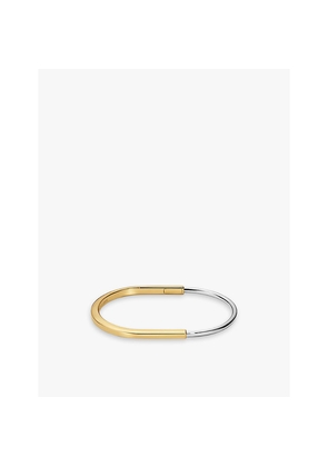 Tiffany & Co Tiffany Lock Narrow 18ct Yellow-Gold and 18ct White-Gold Bangle