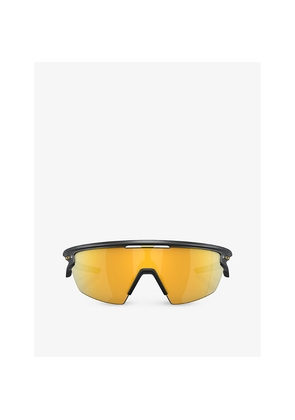 Womens Oakley Oo9403 Sphaera Wrap-Around Acetate Sunglasses