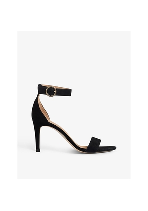 Womens LK Bennett Ivy Open-Toe Suede Heeled Sandals