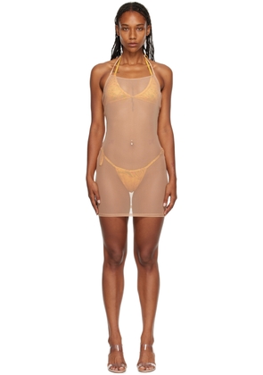 BINYA SSENSE Exclusive Beige Minidress
