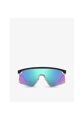 Womens Oakley Oo9280 Bxtr Rectangle-Frame Acetate Sunglasses