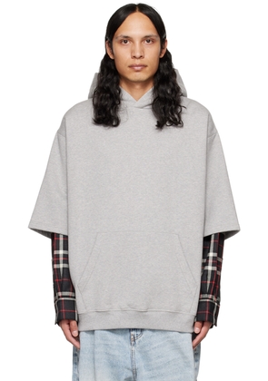 Marni Gray Layered Hoodie