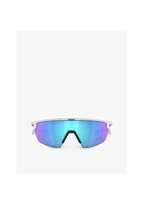 Womens Oakley Oo9403 Sphaera Wrap-Around Acetate Sunglasses