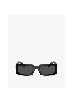 Womens Dolce & Gabbana Dg6187 Rectangle-Frame Injected Sunglasses