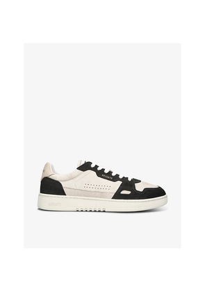 Mens Axel Arigato Dice Leather and Suede Low-Top Trainers