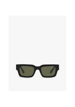 Giorgio Armani Ar8184U Rectangular-Frame Acetate Sunglasses