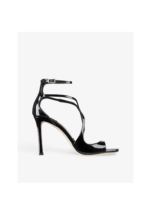 Womens Jimmy Choo Azia Strappy 95 Leather Heeled Sandals