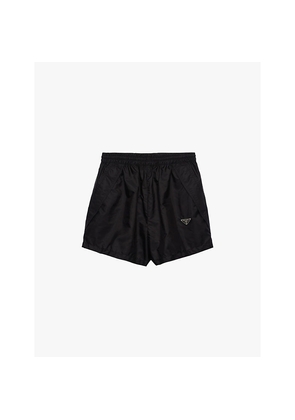 Womens Prada Re-Nylon Mid-Rise Shorts