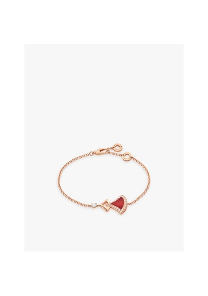Bvlgari Divas' Dream 18ct Rose-Gold, 0.10ct and 0.21ct Brilliant-Cut Diamond Bracelet