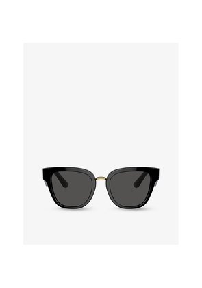 Womens Dolce & Gabbana Dg4437 Butterfly-Frame Acetate Sunglasses