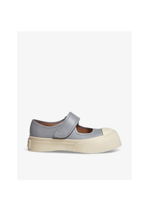 Womens Marni Pablo Leather Mary Jane Trainers