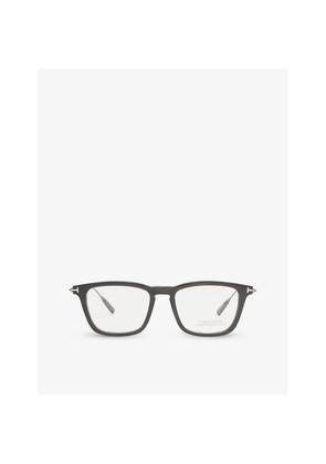 Womens Tom Ford Ft5851 Rectangular-Frame Acetate Optical Glasses
