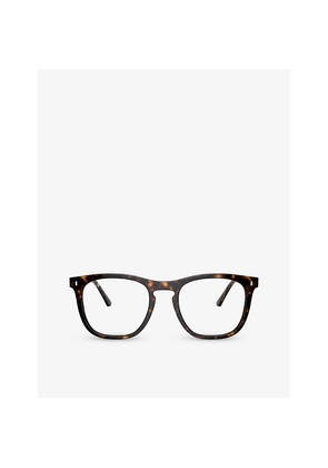 Womens Ray-Ban Rx2210V Square-Frame Acetate Optical Glasses