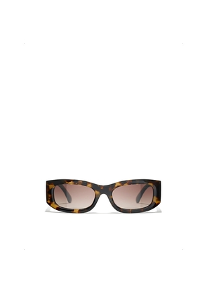 Womens Chanel Rectangle-Frame Sunglasses