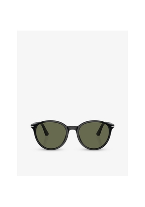 Womens Persol Po3350S Round-Frame Acetate Sunglasses