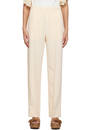 See by Chloé Off-White City Fluid Trousers