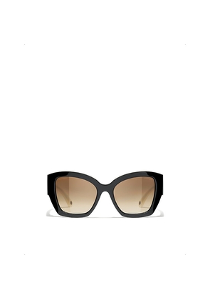 Womens Chanel Square-Frame Sunglasses