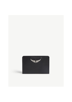 Womens Zadig&Voltaire Leather Card Holder
