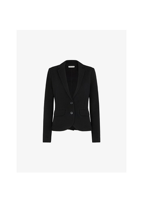 Womens Whistles Single-Breasted Slim-Fit Cotton Jacket
