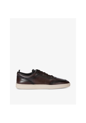 Mens Officine Creative Kris Lux Logo-Embellished Leather Low-Top Trainers