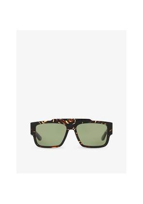 Womens Gucci Gc002152 Gg1460S Square-Frame Acetate Sunglasses