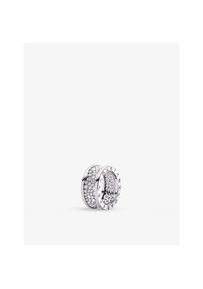 Bvlgari B.Zero1 18Kt White Gold and Diamond Ring