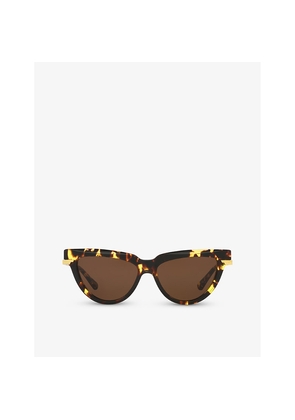 Womens Bottega Veneta 6J000421 Bv1265S Cat Eye-Frame Acetate Sunglasses