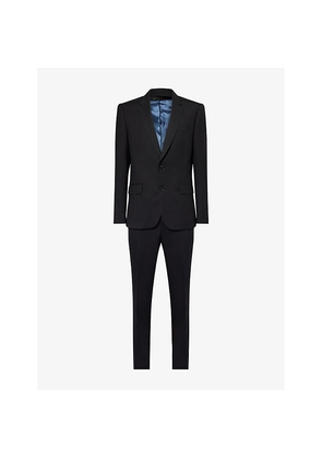 Mens Paul Smith A Suit To Travel In Structured-Shoulders Regular-Fit Tapered-Leg Wool Suit