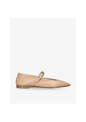 Womens Le Monde Beryl Mary Jane Leather Flats