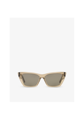 Womens Saint Laurent Sl276 Mica Cat-Eye Frame Acetate Sunglasses