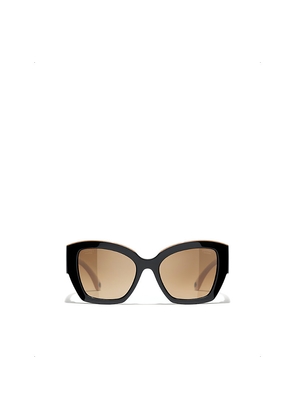 Womens Chanel Square-Frame Sunglasses