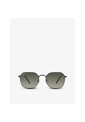 Womens Ray-Ban Rb3694 Jim Hexagonal-Frame Metal Sunglasses