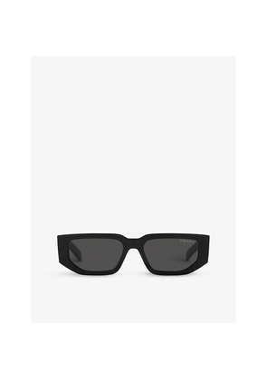 Prada Pr 09Zs Rectangle-Frame Acetate Sunglasses