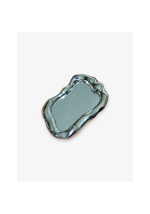 Refy Silver-Tone Brass Mirror