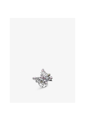 Thomas Sabo Butterfly Sterling Silver, Zirconia and Mother-Of-Pearl Ring